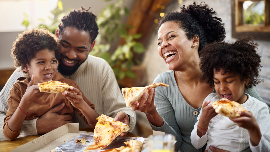 mom with her family - Mompreneurs Feel Mom Guilt