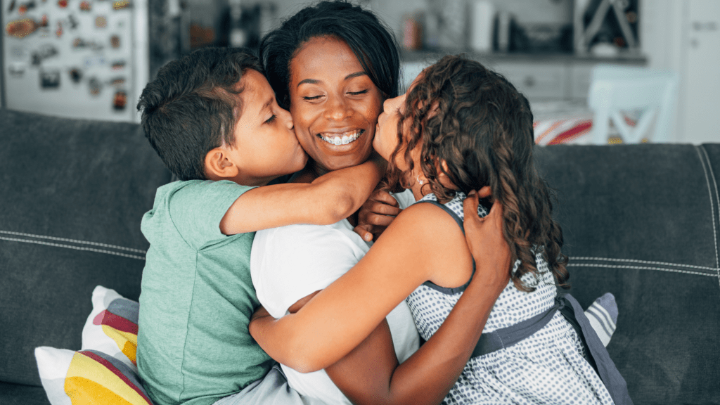 mom with her family - Exploring the World Through Travel and Representation with Natalie Preddie